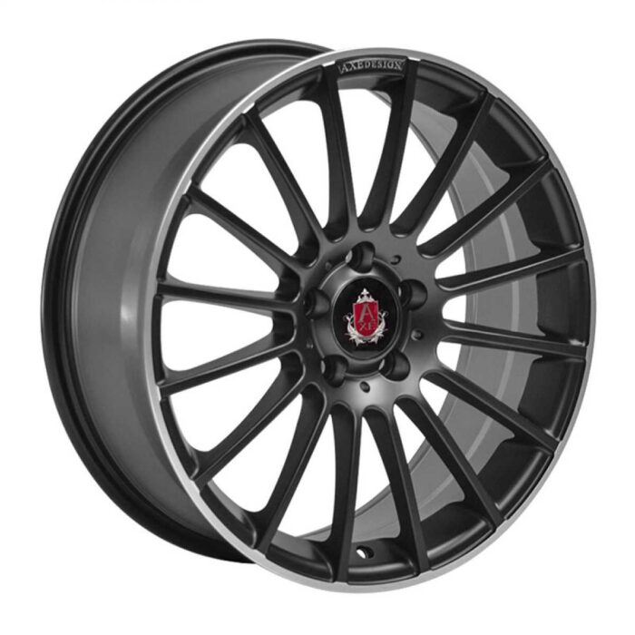 Axe EX23 Satin Black Polished Wheels