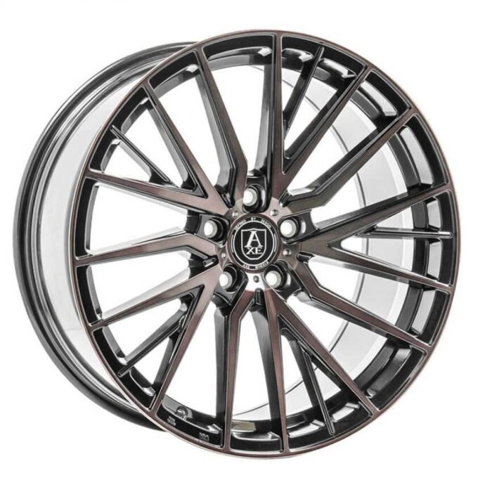 Axe EX40 wheel Black Polished Tinted