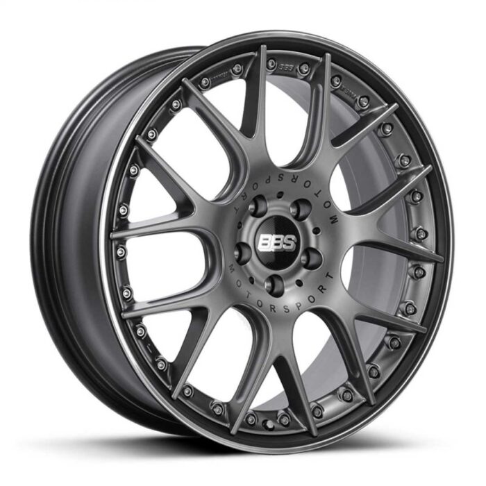 BBS CH-R II Platinum Silver with Black Rim