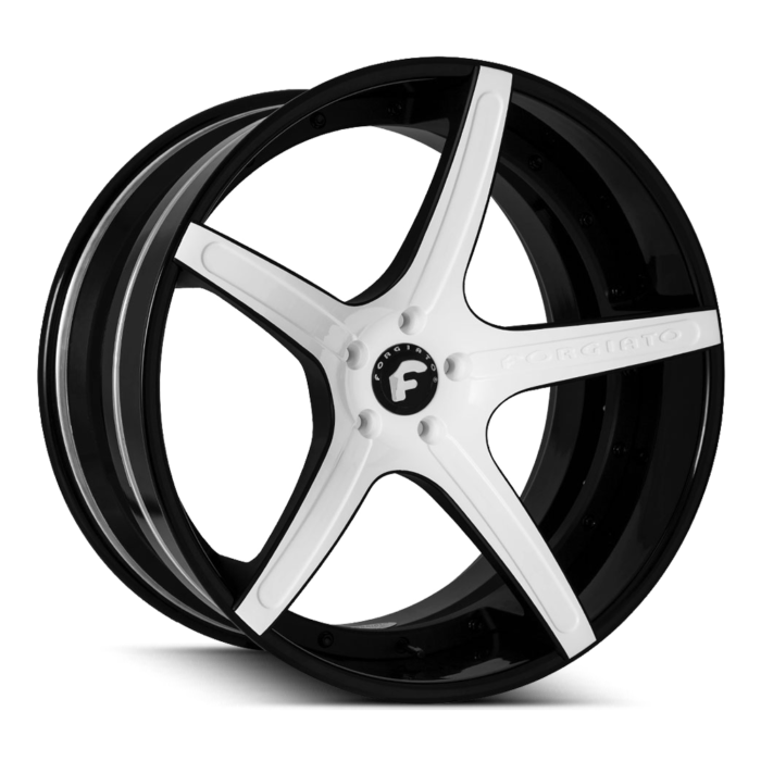 Forgiato Aggio-ECL Wheels black white colored