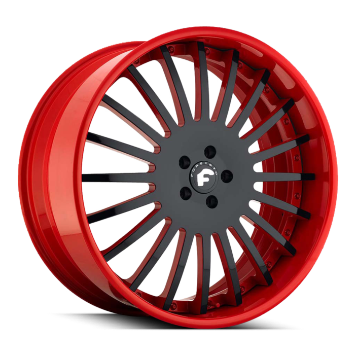 Forgiator Andata Wheels Red black colored