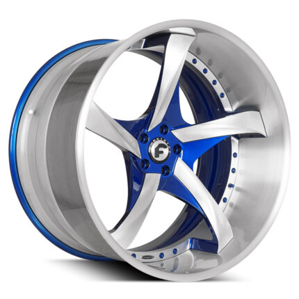 Forgiator Appuntito-ECL Wheels silver blue design