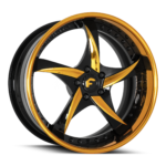 Forgiator Appuntito Wheels black gold design