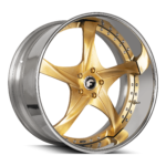 Forgiator Appuntito Wheels silver gold design