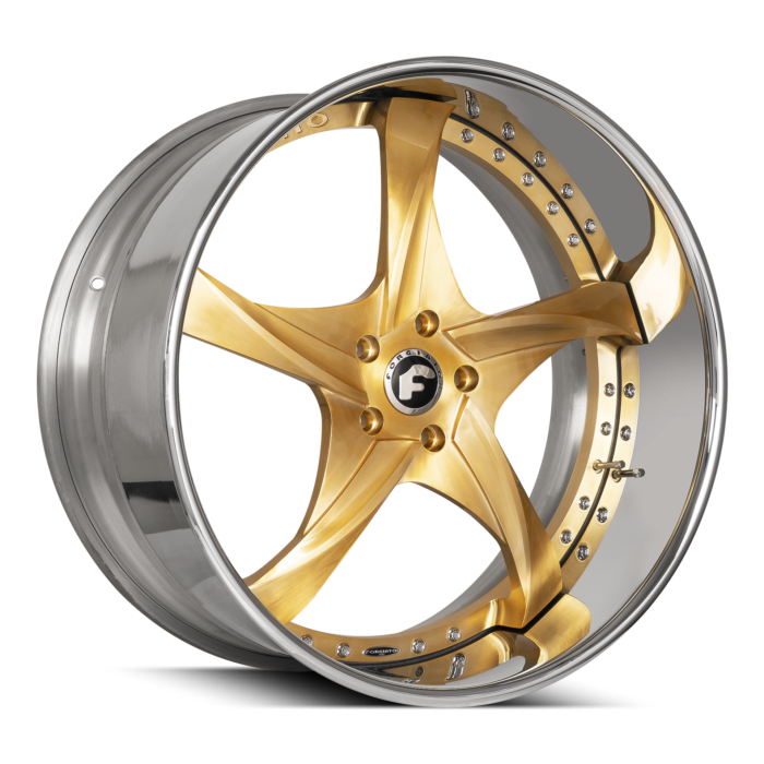 Forgiator Appuntito Wheels silver gold design