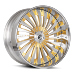 Forgiator Autonomo-L Wheels Silver Gold Design