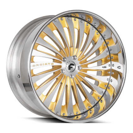 Forgiator Autonomo-L Wheels Silver Gold Design