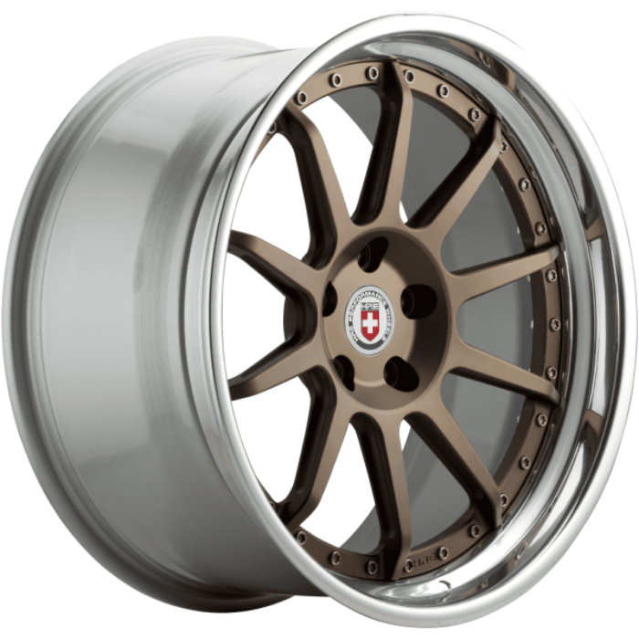 HRE C103 wheel silver gold polished