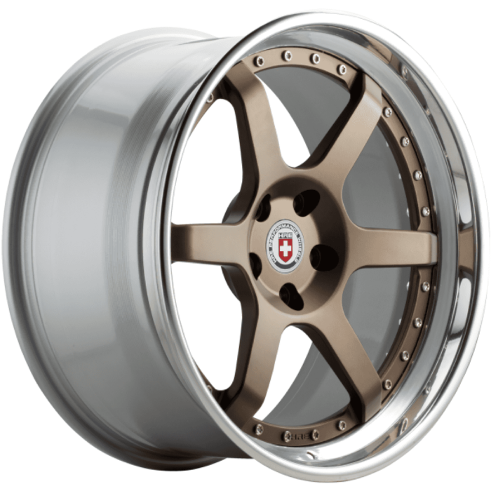 HRE C106 silver gold polished