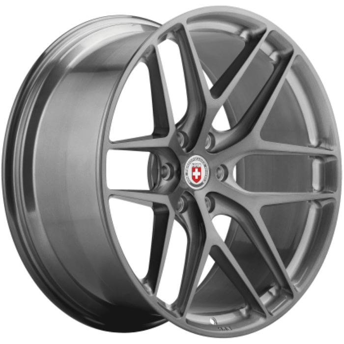 HRE P161 silver wheel