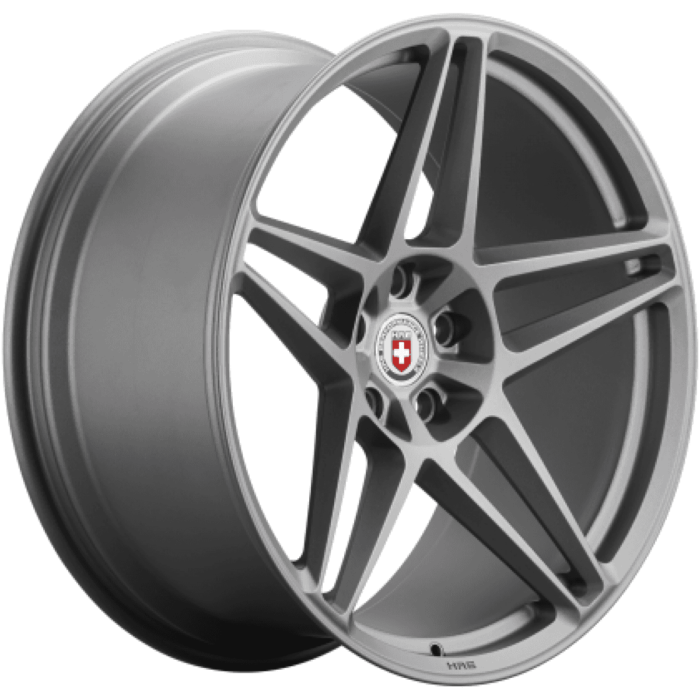 HRE RS207M silver wheel