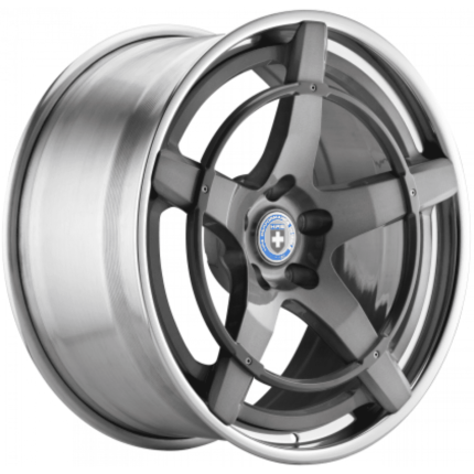 HRE Re-Coil with ring Silver Black Wheels