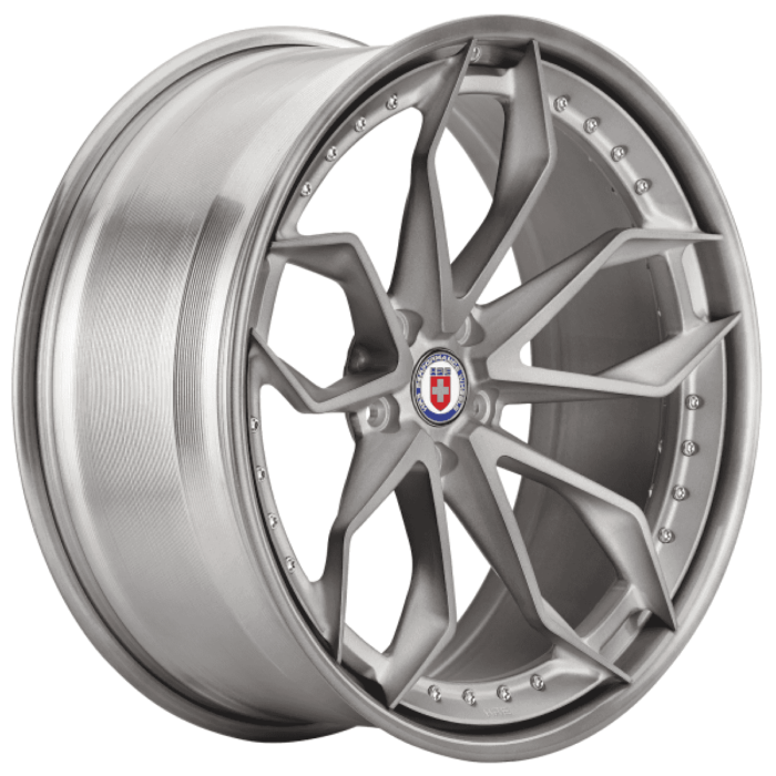 HRE S201 silver wheels