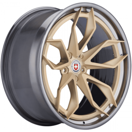 HRE S201H Wheels black gold polished