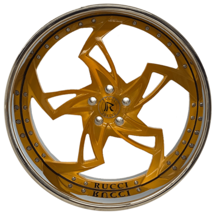 Rucci Forged Fire Wheels gold