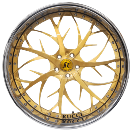 Rucci Forged Murda Wheels gold