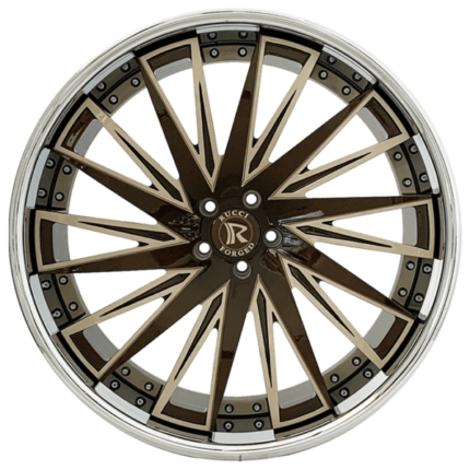 Rucci Forged Sizer Wheels silver black brown coloredRucci Forged Sizer Wheels silver black brown colored