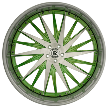 Rucci Forged Sizer Wheels silver green