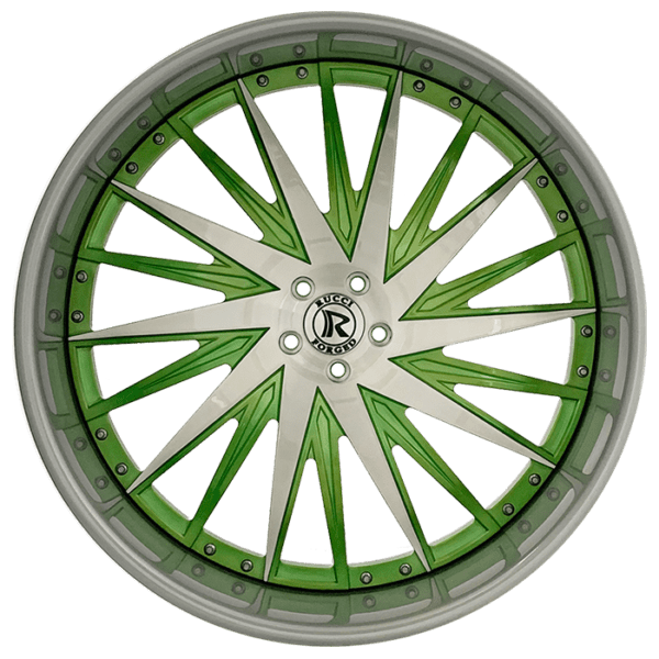 Rucci Forged Sizer Wheels silver green