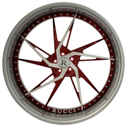 Rucci Forged South Carolina Wheels silver red