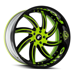 Forgiator Azioni Wheels black green design