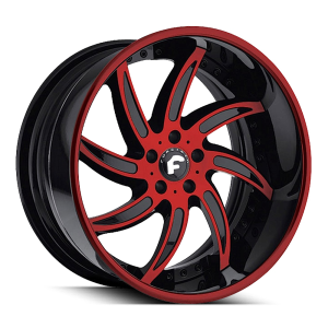 Forgiator Azioni Wheels black red design