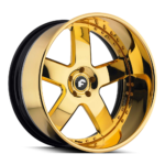 Forgiator Barra Wheels black gold polished