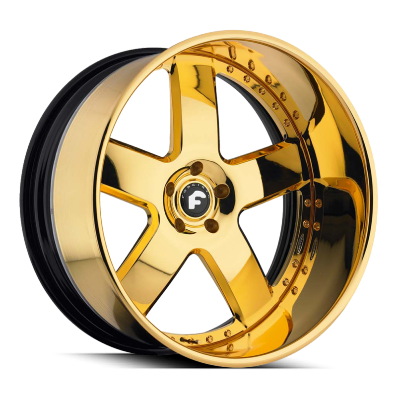 Forgiator Barra Wheels black gold polished