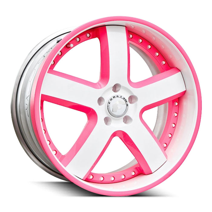 Forgiator Barra Wheels white purple design