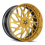 Forgiator Blocco Wheels black gold polished