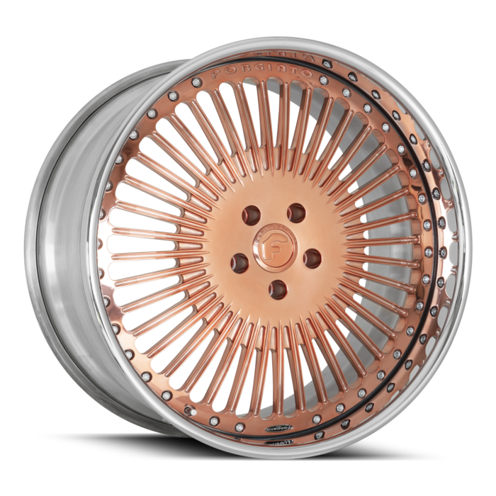 Forgiator Cablata Wheels Silver Bronze Polished