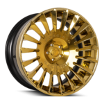 Forgiator Calibro-ECL Wheels Black Gold Polished